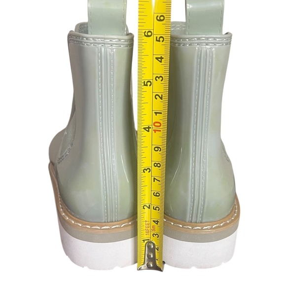 Cougar Kensington Waterproof Chelsea Rain Boots Lug Sole Platform in Sage Size 8 - Picture 4 of 8